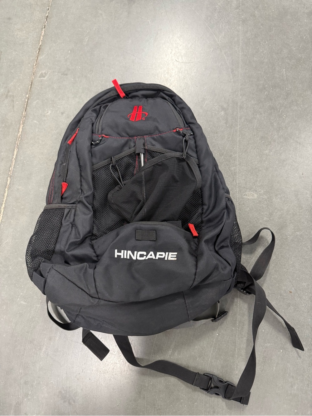 Hincapie Pro Pack Cycling Backpack In Black w/ Pockets for Shoes, Bottles Rain.